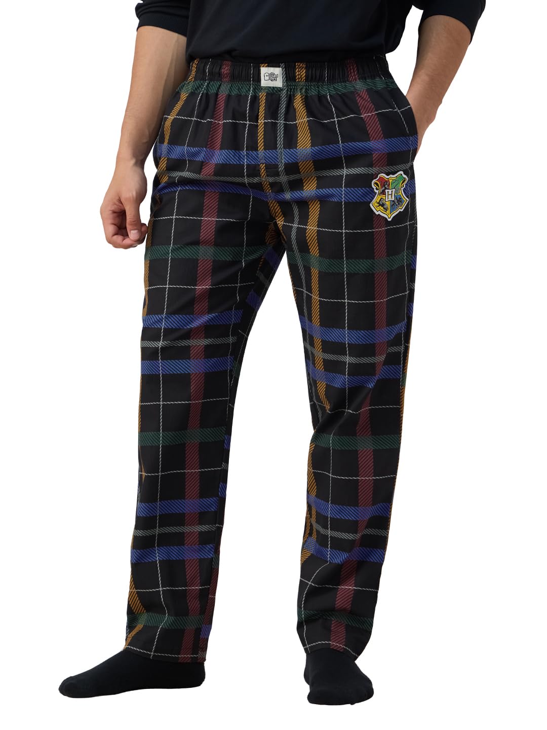the souled store Harry Potter: Hogwarts Men and Boys Elastic Waistband All Over Printed Cotton Regular Fit Lightweight All-Season Lounge Pyjamas-picture-26