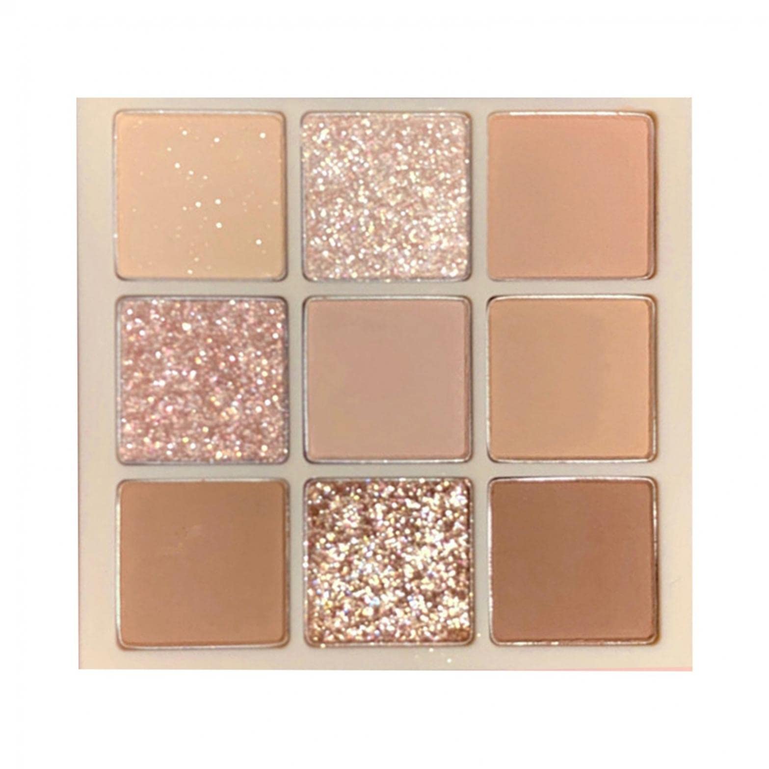 Amazon | 9色アイシャドウ ラメ キラキラ アイシャドウパレット 高発色