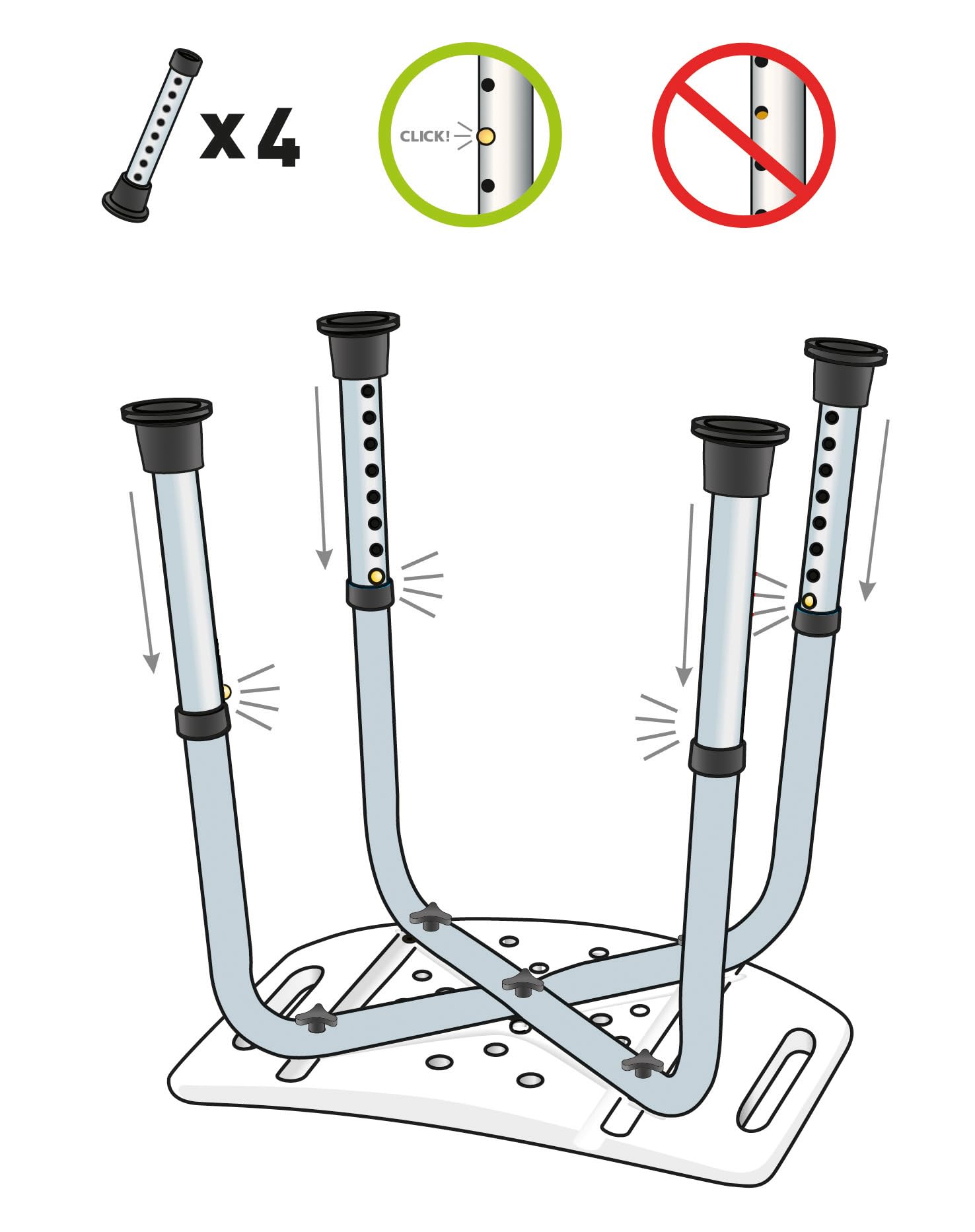 VITILITY Bade - und Duschstuhl, Badesitz, Duschsitz, Duschhocker, Duschhilfe, Badezimmerhilfen, sicheres Duschen, verstellbar, rutschfest, Duschstuhl.