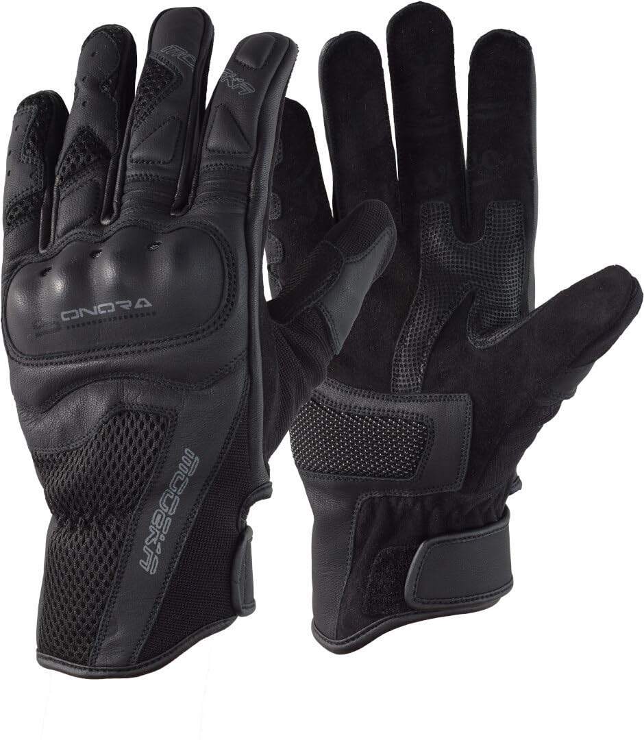 Modeka Sonora Motorrad Handschuhe, schwarz, L-9