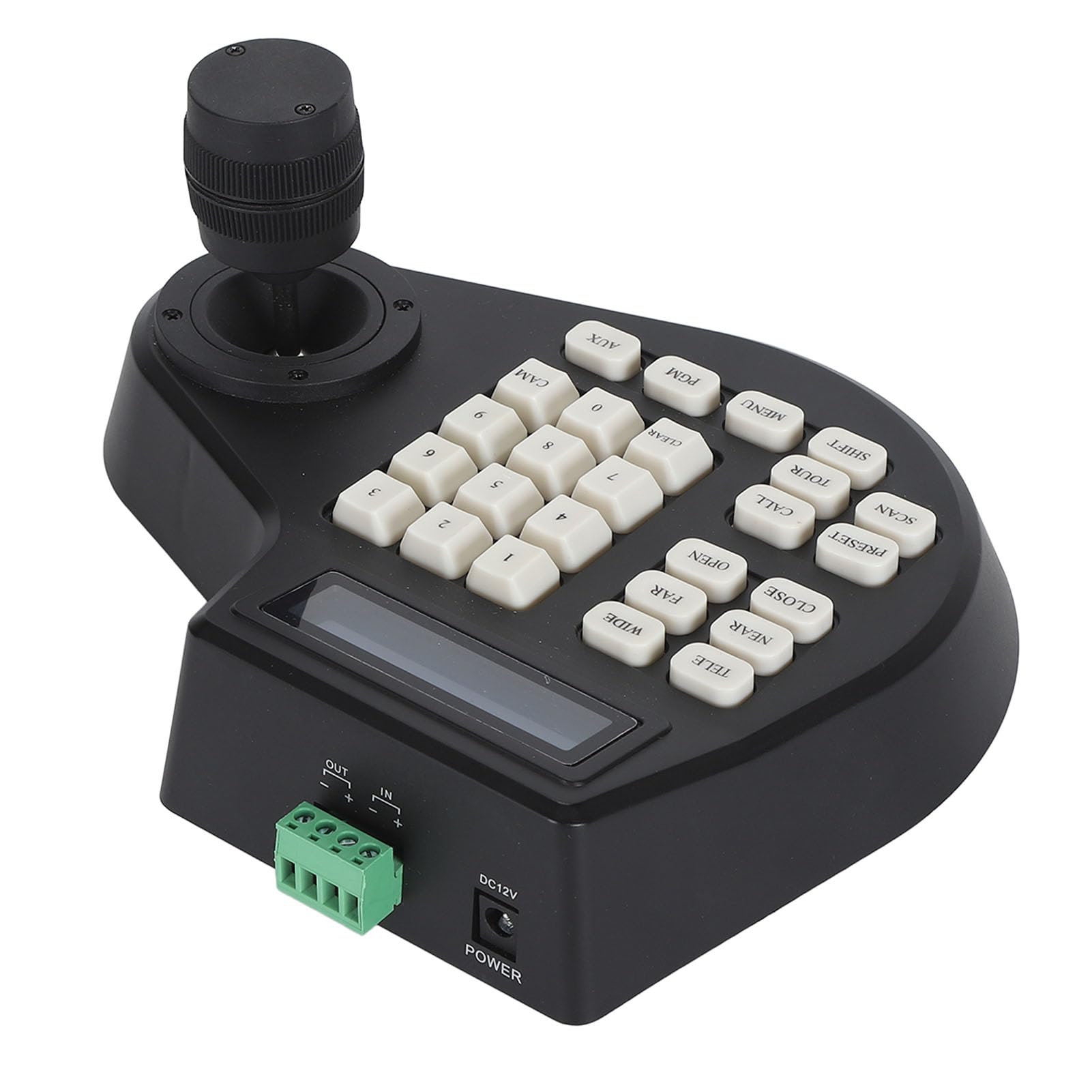 Dpofirs Controller Joystick 3D per Telecamera PTZ, Controller Tastiera Joystick per Telecamera Dome, Tastiera Telecamera Analogica PTZ, Controller Telecamera Speed Dome PTZ con (Spina