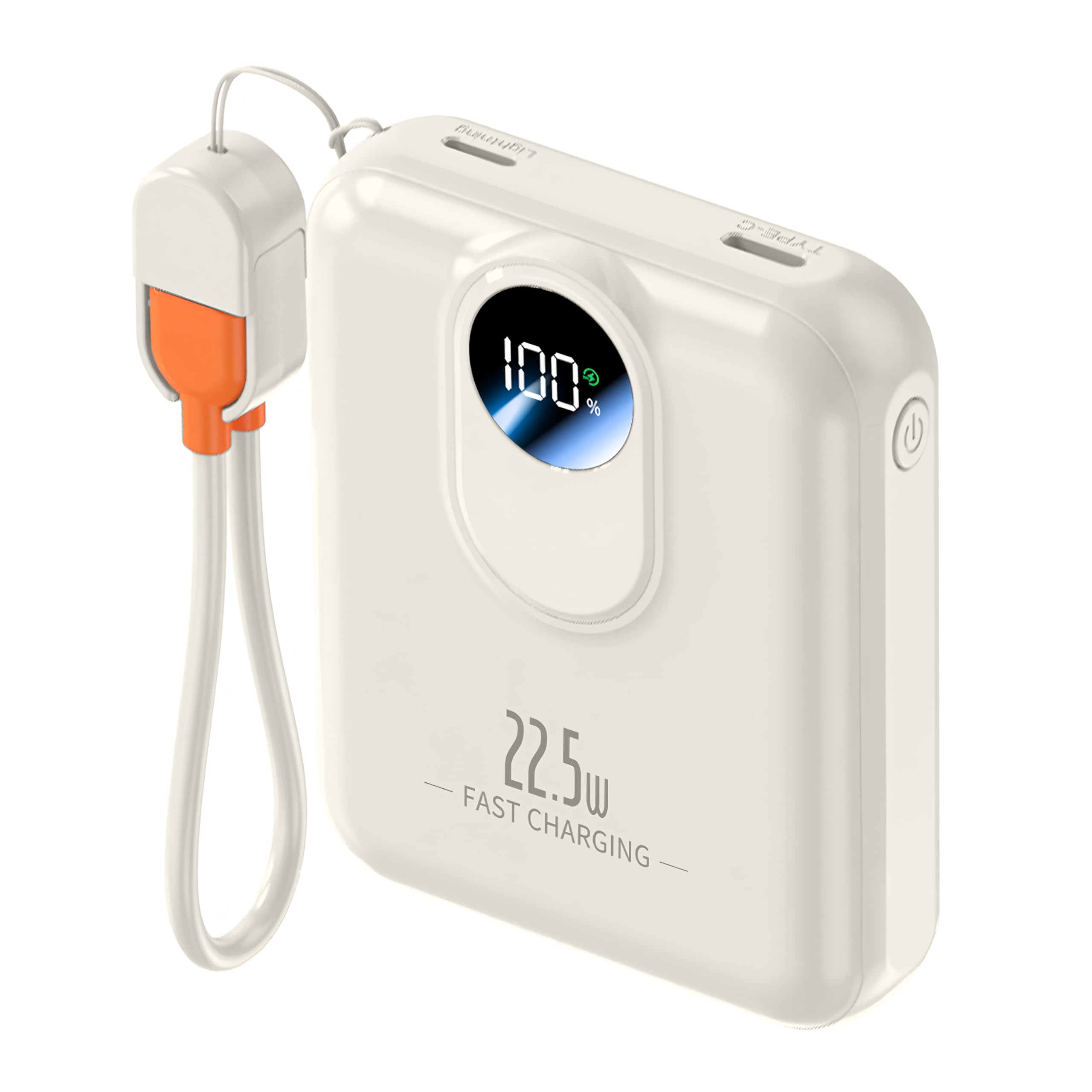 Batería externa de 10000 mAh con pantalla LED digital y diseño compacto de alta gama 7