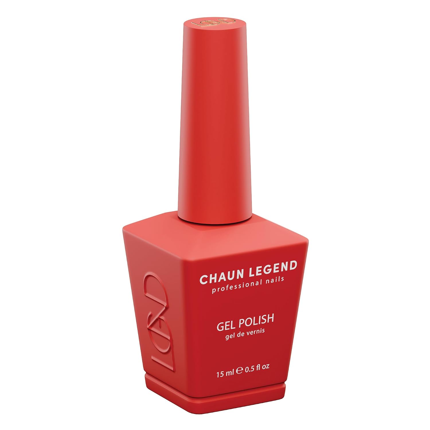 Chaun Legend UV Gel Nail Polish, 0.5 Ounce Long Lasting Salon Quality, Bubble Free Professional Manicures, Quick Dry, High Shine, Persimmon LG5063 (deep red)
