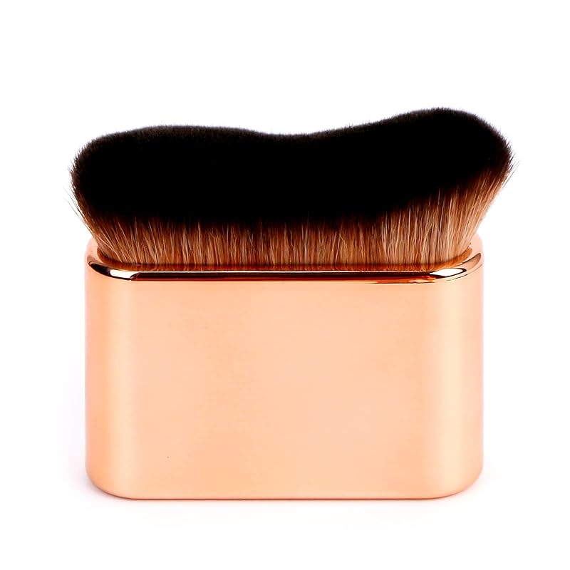 Yoseng Pincel Kabuki Rose Gold para Rosto e Corpo, 1 unidade