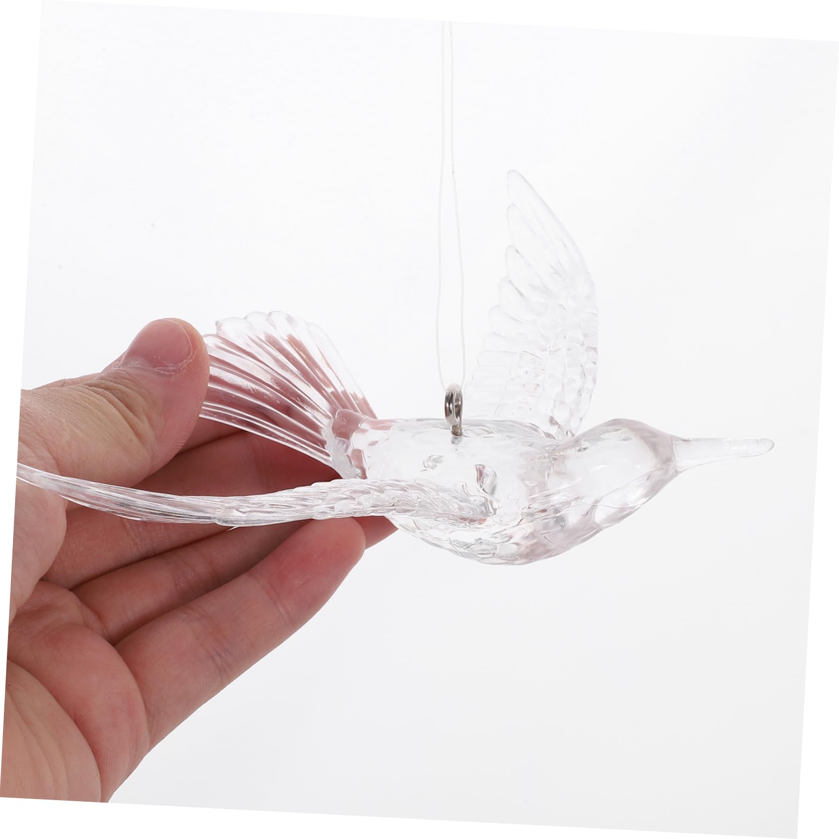Gatuida 3 Sätze DIY Transparenter Vogel Kristall Hochzeit Deckenhänger Ornamente Zum Basteln Dekorationen Ornamente Für Weihnachtsbaum Hochzeitsdeko 10 Stück * 3