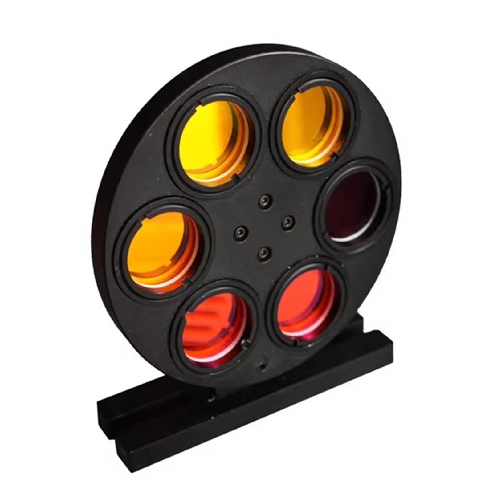 Rueda de filtro eléctrico para microscopio, 6 agujeros (25,4 mm), ideal para fotografía de espacio profundo con telescopio astronómico