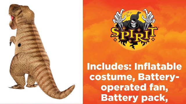 Disfraz Inflable T-Rex Jurassic Park para Niños miniatura 3