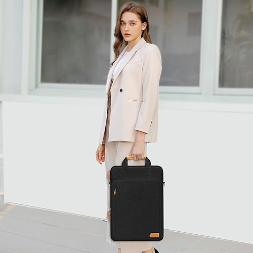 Miniatura 5 de MOSISO Bolsa protectora 360 para laptop, bolsa vertical de 15.6 pulgadas para computadora compatible con MacBook Pro de 16 pulgadas, HP, Dell,