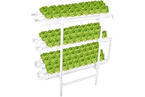 Hydroponics Growing System with 3 Layers 108 Plant Sites for Indoor Veggies Fruits Herb Gardening