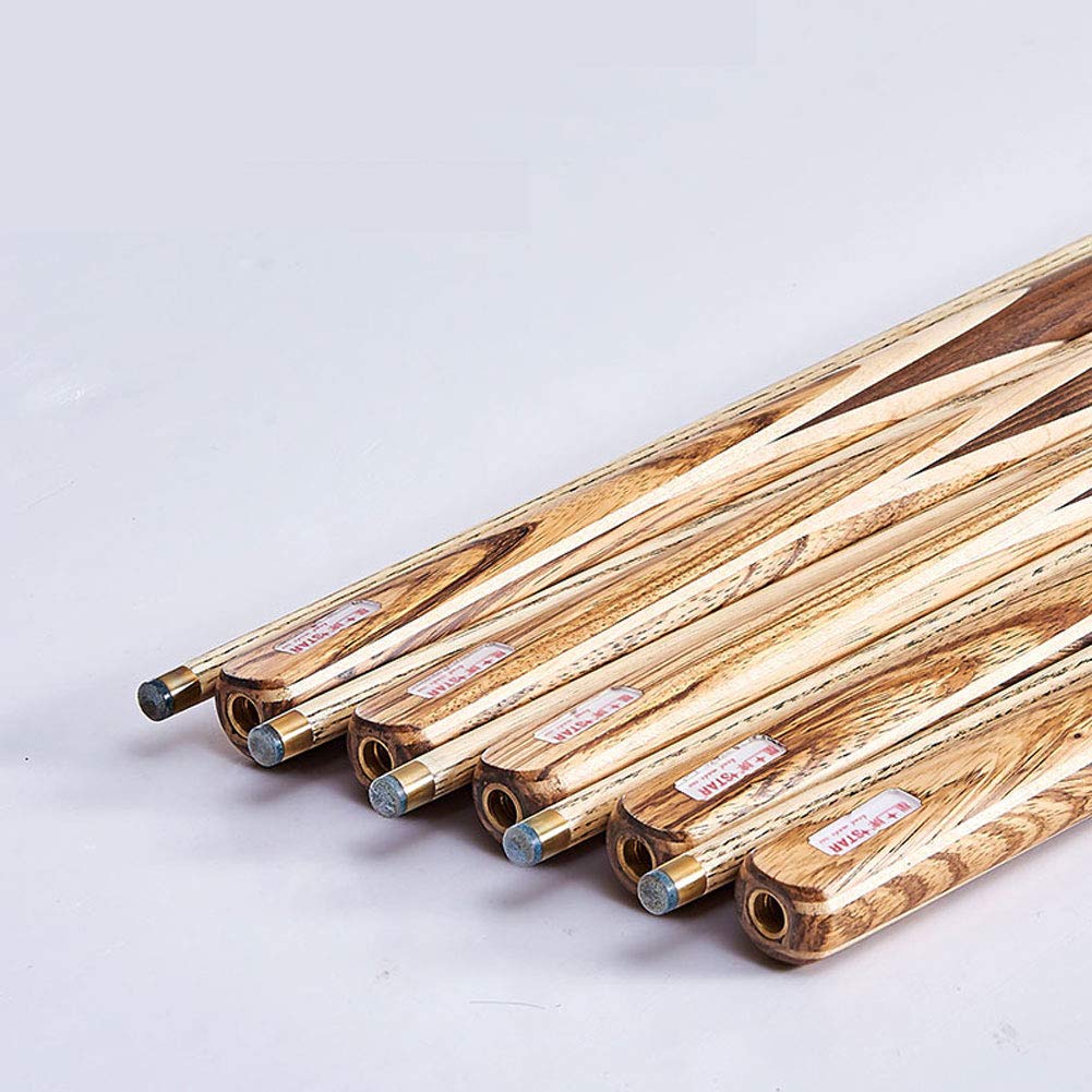 57" Kij bilardowy, 3/4 Połączony Handmade 3 Szt Wał ASH 10mm Tip Snooker Cue Z Rozszerzeniem I Cue Case 18U