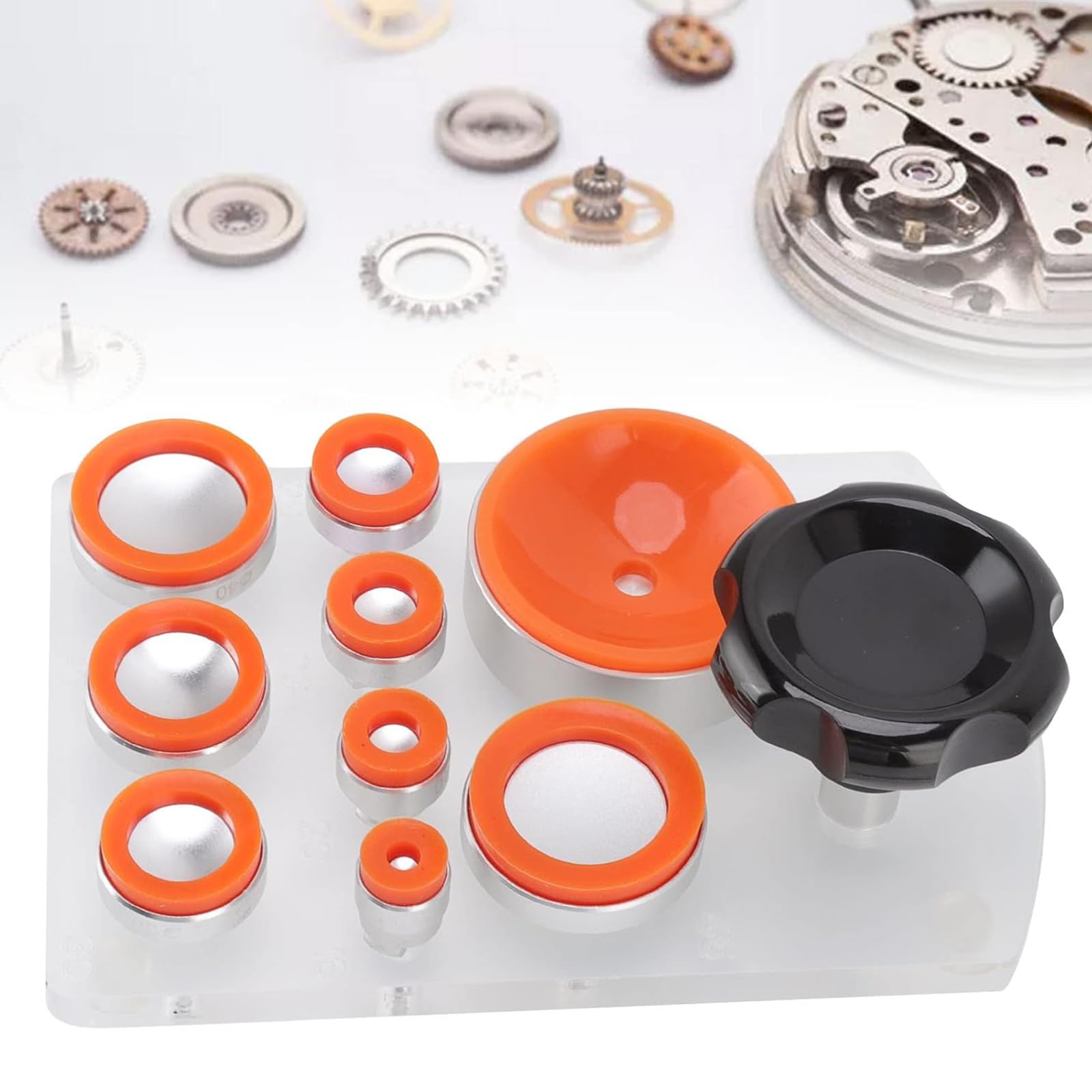 Zestaw narzędzi do otwierania etui na zegarek, 16-66 mm, przyssawka, 9-częściowy zestaw naprawczy dla zegarmistrzów i entuzjastów zegarmistrzów