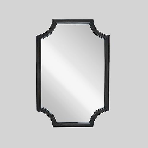 Vista 23 de WallBeyond Espejos de baño de madera para montar en la pared, espejos de pared con marco de madera rústica de 16 x 20 pulgadas, espejos de pared