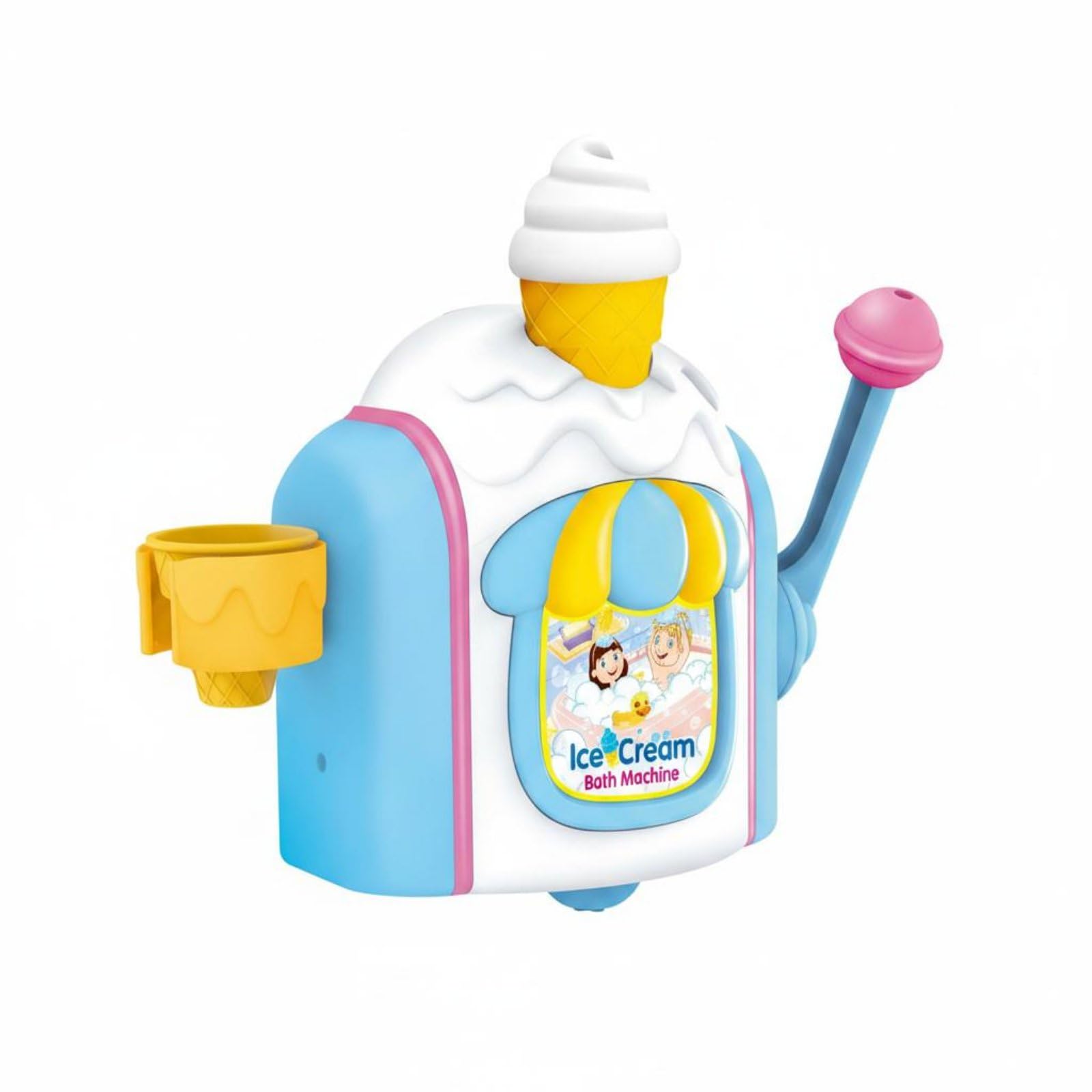 Moule à Bulles Enfant Machine Bulles Créateur Mousse Jouet Bain Ventouses Robustes Levier Ergonomique Résistant Montage Simple Encourage l'Imagination