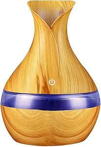 Amazon.com : Aromatherapy Essential Oil Diffuser 300 ml Wood Grain ...