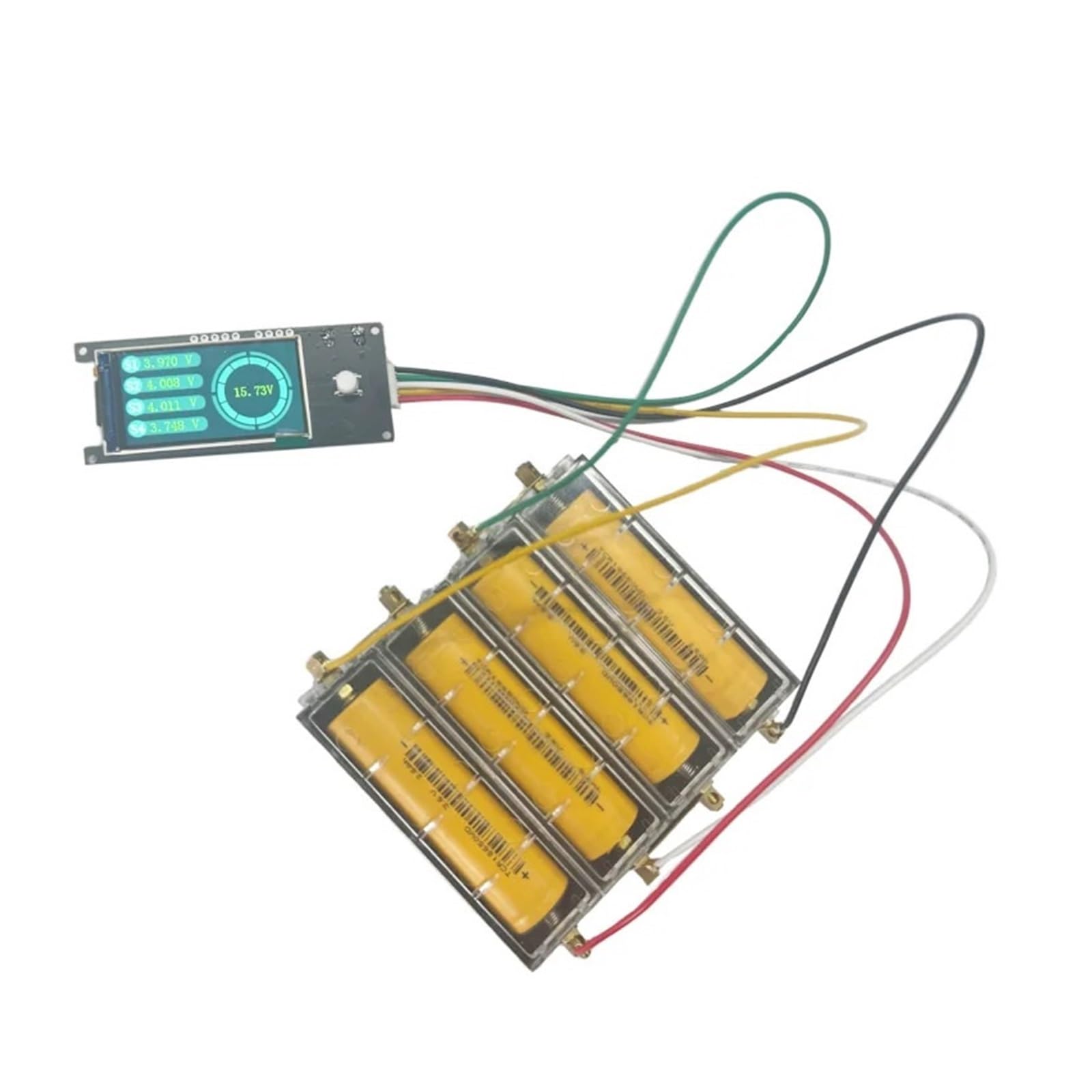 Płyta BMS, BMS 3S4S bilans 100A 120A 160A 200A 300A 380 12.6V/16.8V 18650 tablica zabezpieczająca baterię Lipo/LiFePo4 TFT Volt Collect Dispay(4S 200A 3.2V New)