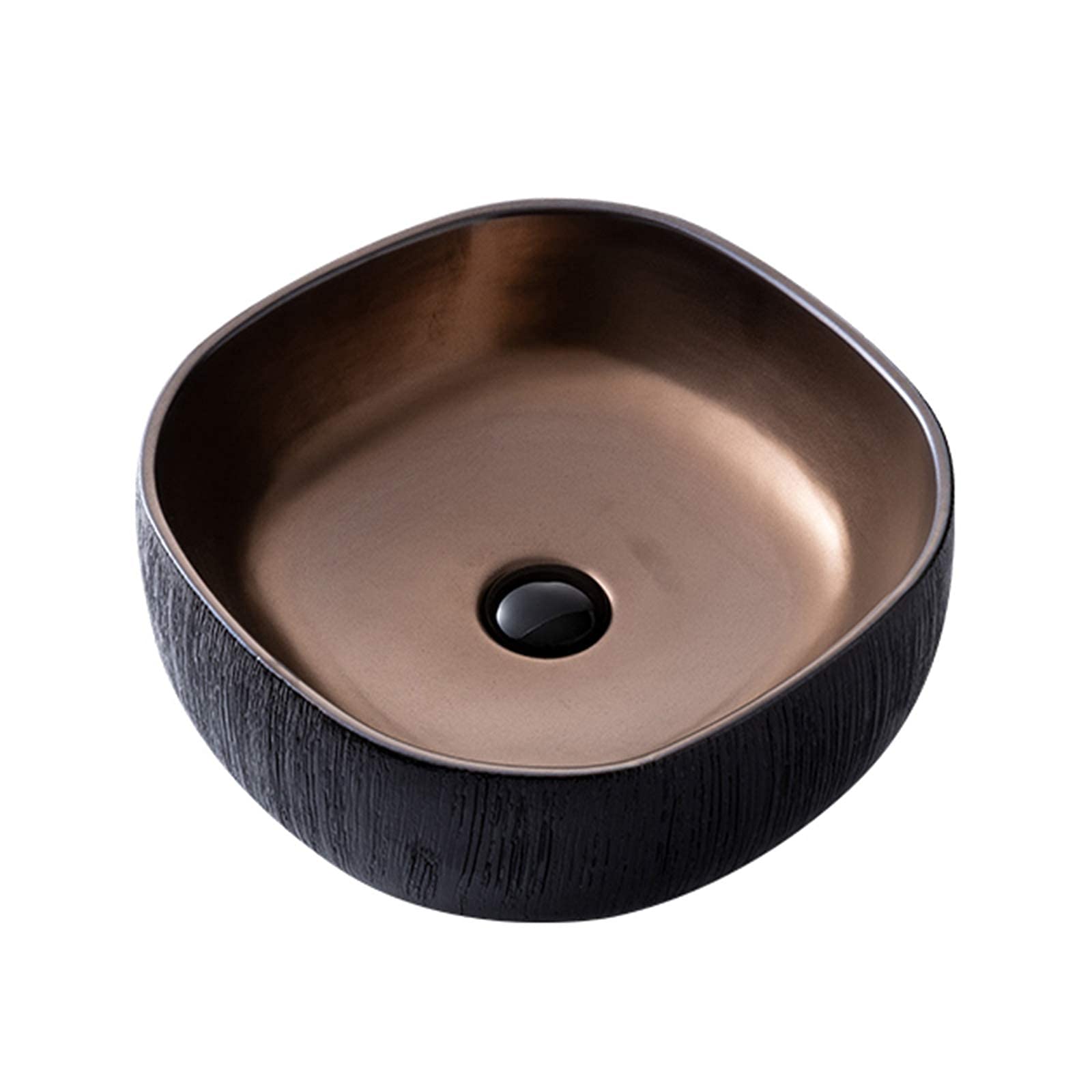 TIANQIHAO Round Bathrooms Ceramic Basin Bathroom Sink Ceramic Bathroom Vanity Sink Cabinet Countertop Sink Vessel Sink Durable For Lavatory Vanity Cabinet,C,A