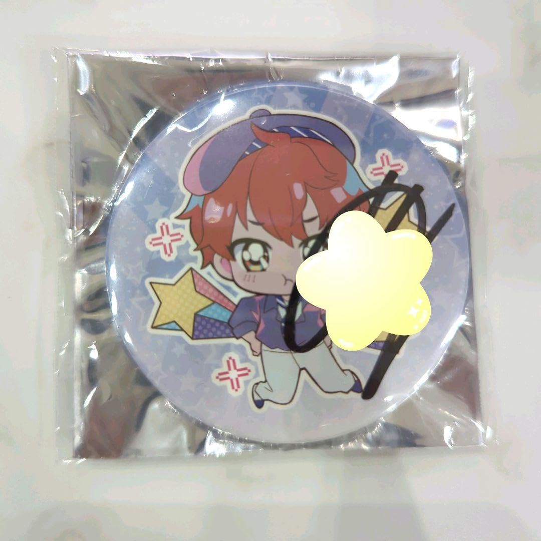 めいちゃん太陽のマーチ缶バッジ缶バ当たり青サインサイン入り