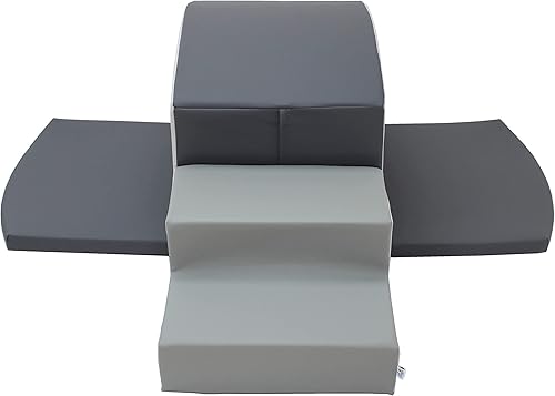 Miniatura 4 de FDP SoftScape Playtime Grow-n-Learn Tunnel Climber Plus Pads para niños pequeños y niños juego activo de espuma suave para interiores para gatear y