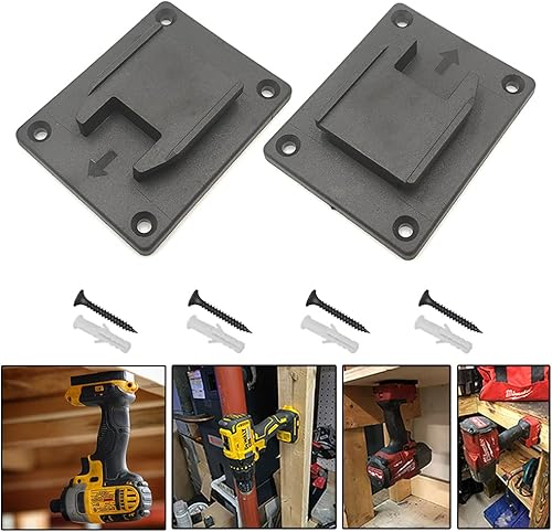 Miniatura 7 de 5 paquetes de soportes de herramientas para taladro Dewalt 20 V y apto para herramientas Milwaukee M18 18 V, herramientas de taladro de montaje en