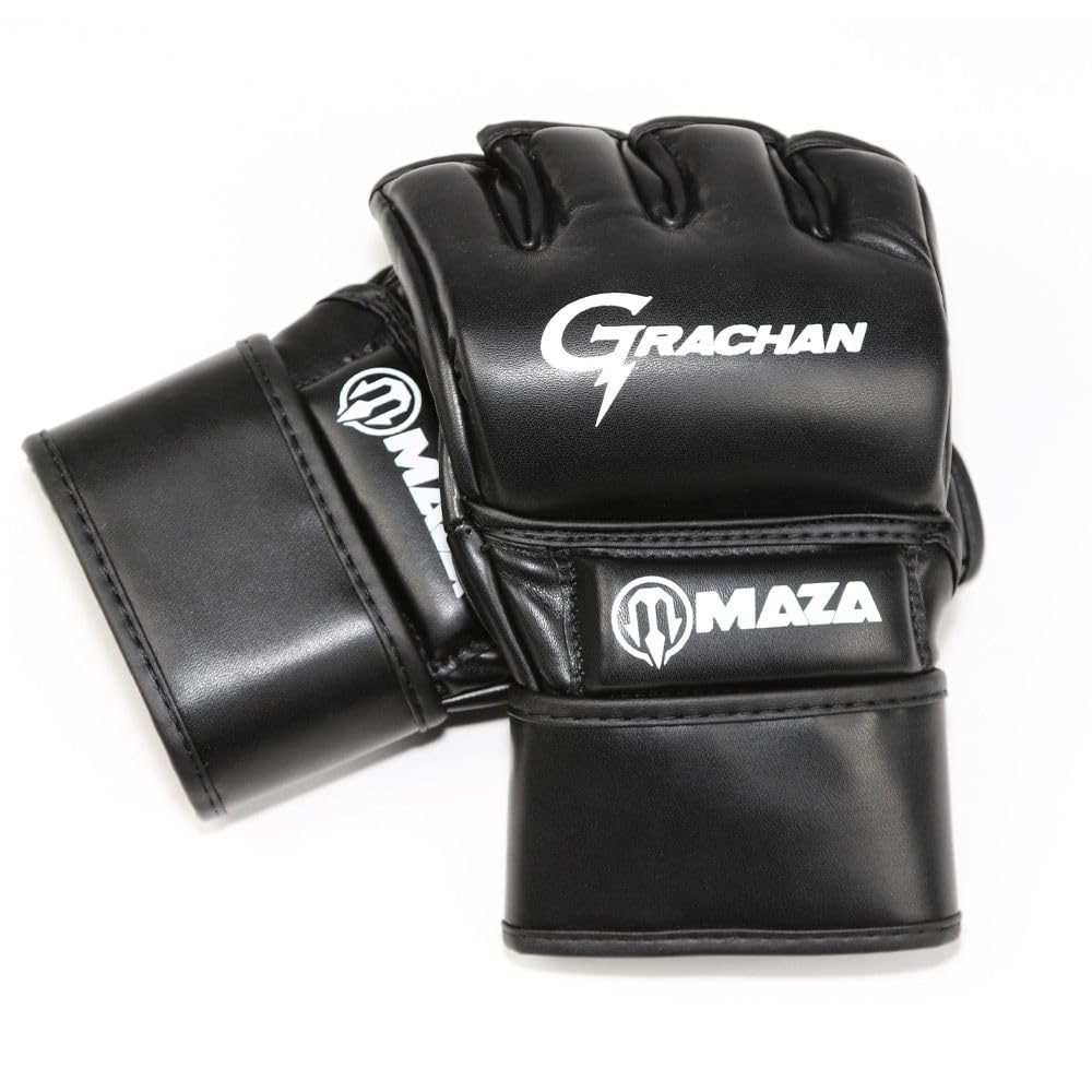 GRACHAN MAZA ブラック グローブ Amazon | MAZA［マザ］ GRACHAN 公式 MMA プロ ファイトグローブ Ver.2