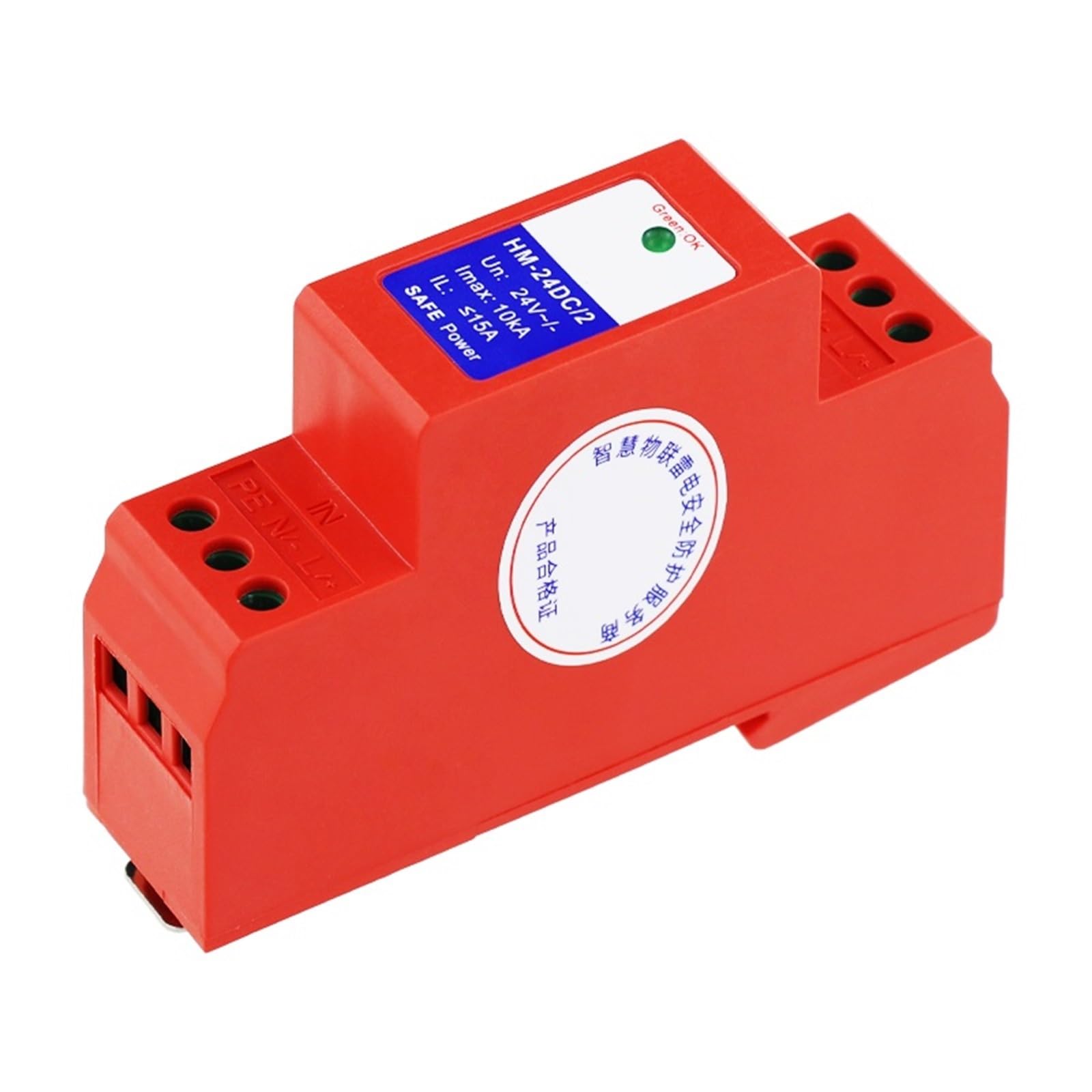 Scaricatore di sovratensione for alimentatore ad alto carico 24V 15A Classe D HM-24DC/2