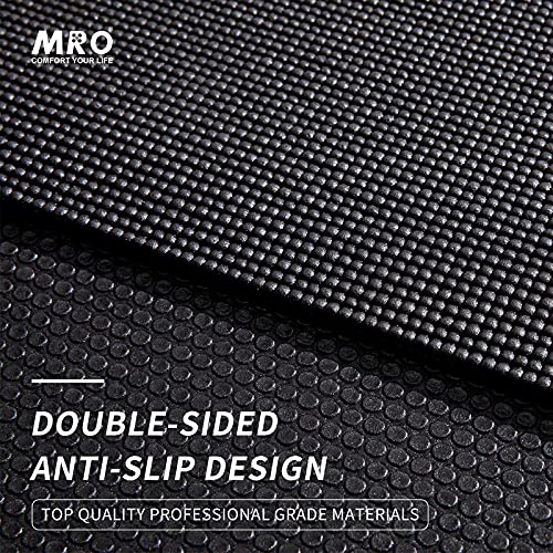 Mro Large Yoga Mat For Home Gym Workout 6'X12'X9Mm, Extra Wide And Long Exercise Mats For Durable Men And Women, Thick, Non-Slip, Soft For Stretching And Light Cardio On Any Floor #TOP5