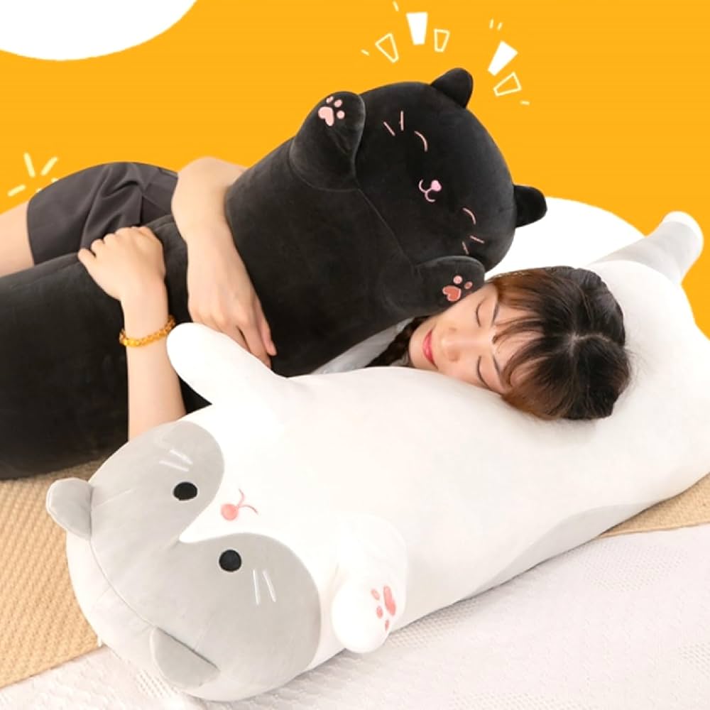 Amazon.co.jp: [Stylish Soda] 抱き枕 ぬいぐるみ 猫 本体 だき