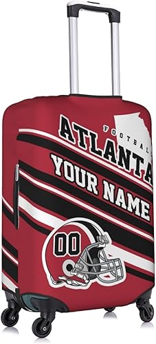 Miniatura 2 de Fundas de equipaje personalizadas con nombre y número, funda de maleta lavable elástica personalizada para equipaje, Atlanta
