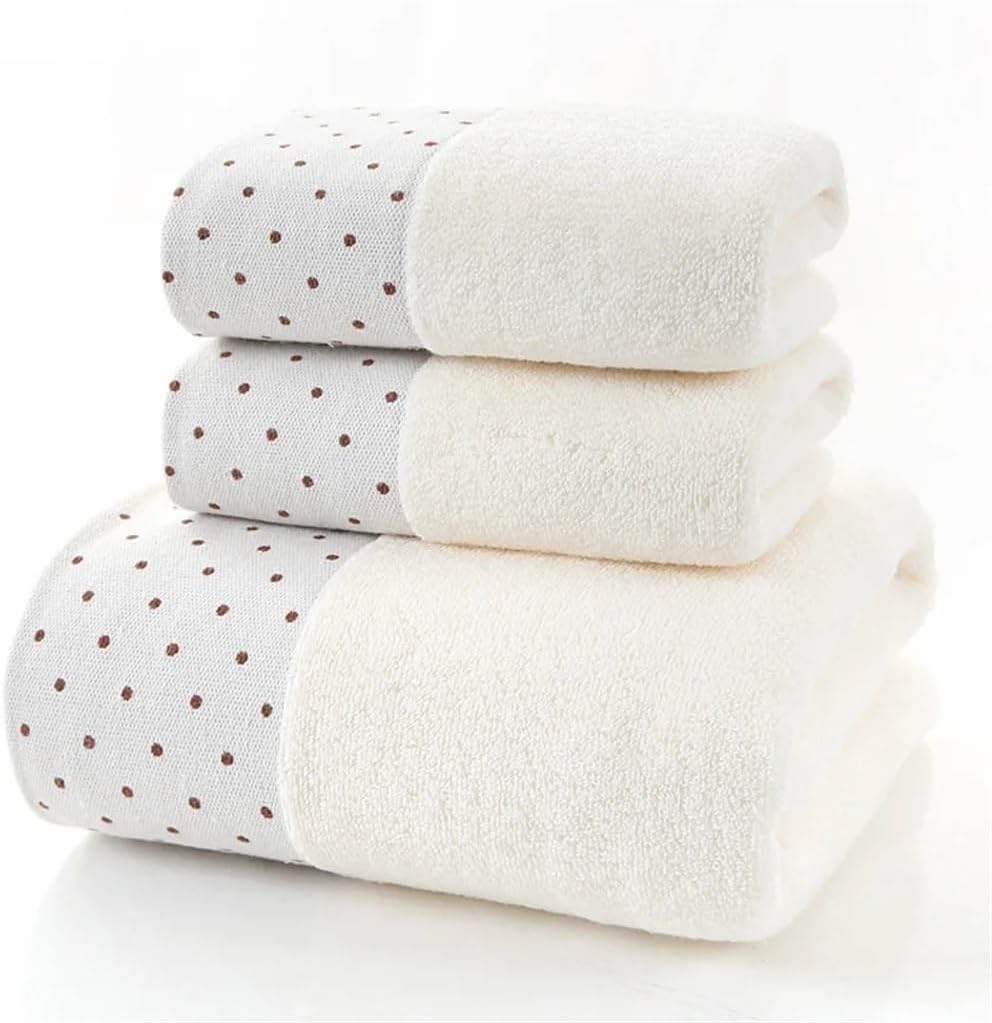 Large Cotton Bath Shower Towel Thick Towels Home Bathroom Hotel for Adults(OneColor)