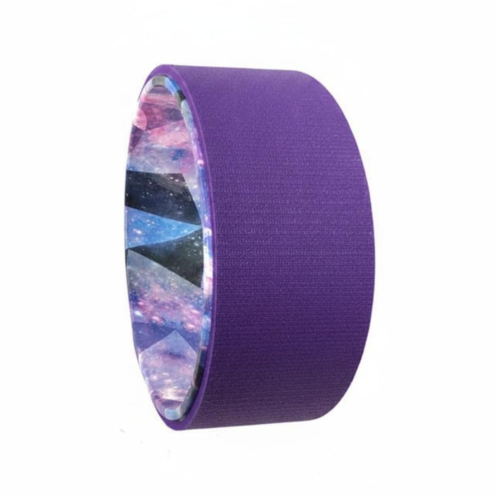 High-Density Mind-Body Practice Wheel Iyengar Method Cork Mind-Body Practice Wheel Improves Flexibility Stretching Aid Eco-Friendly for Home Workout, Dreamy Purple-image-42