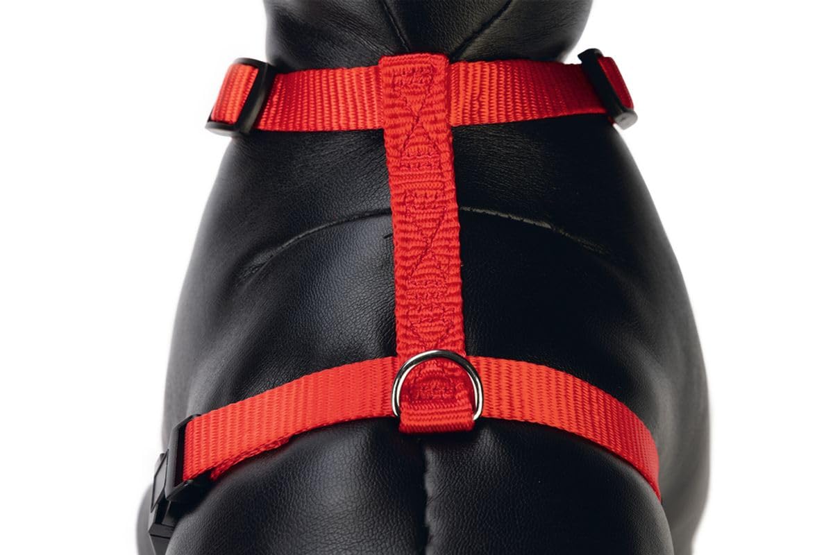 Karlie Art Sportiv Basic Adjustable Harness, 65-100 cm x 25 mm,Red, Large - Image 4