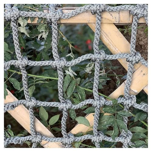 Generico Rete di Sicurezza per parchi Giochi all'aperto ad Alta Resistenza, Rete da carico con Corda da Arrampicata 3,3x13,1 Piedi, Protezione Durevole per strutture da Arrampicata, Rete di Sicurezza