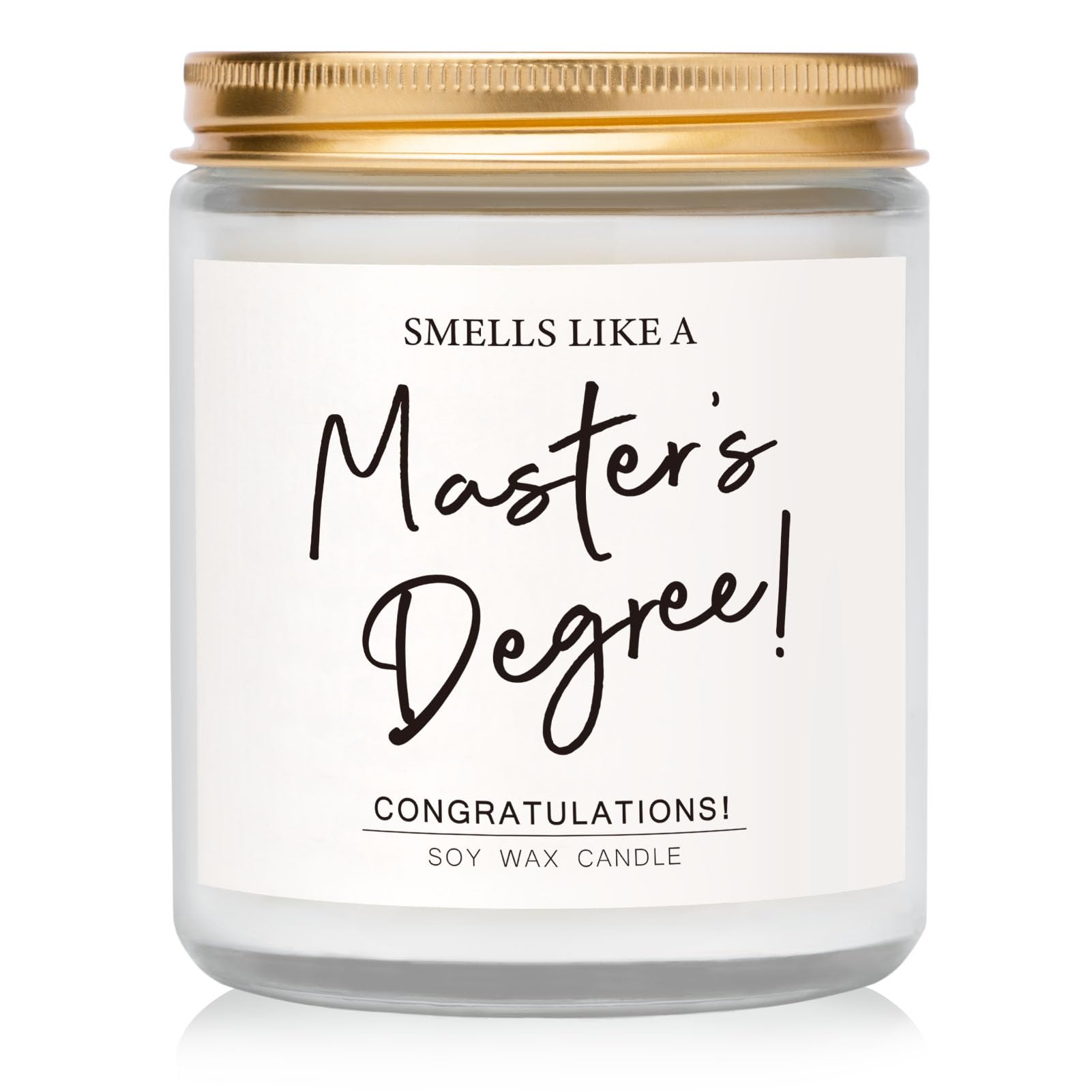 Masters Degree Graduation Gifts, Masters Graduation Candle for Her Him, Grad Gift for Women Men, Graduate Presents for Masterate Class of 2026, Lavender Scented