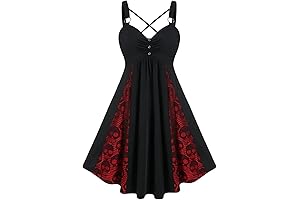 Plus Size Goth Dress: Embrace the Enchanting Elegance of the 50s