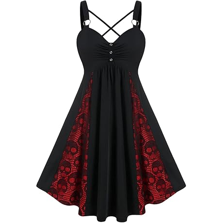 Plus Size Goth Dress: Embrace the Enchanting Elegance of the 50s