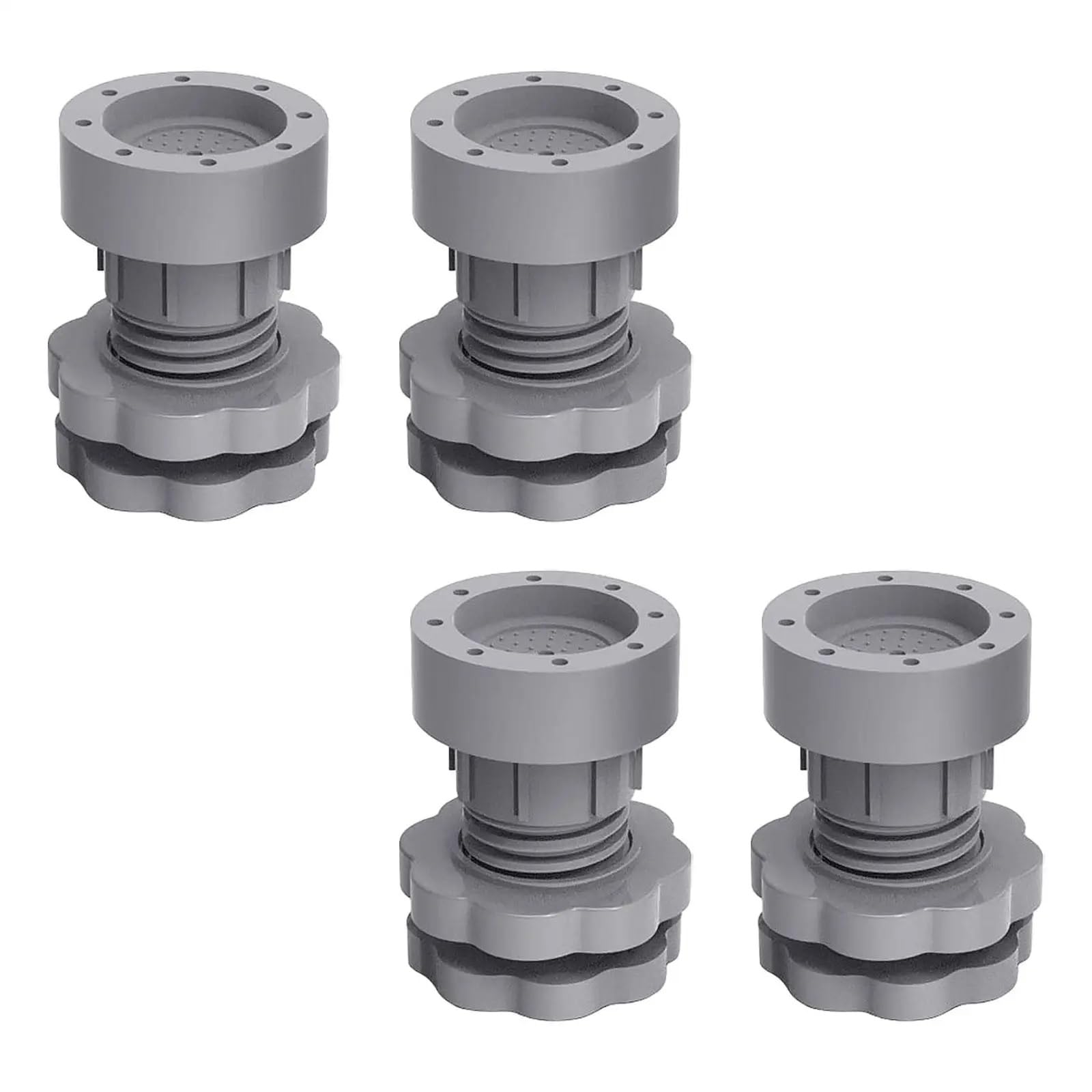 4X Piedini for Lavatrice Accessori di Supporto antivibranti livellamento stabilizzatore for Lavatrice for Lavatrice Bagno di casa