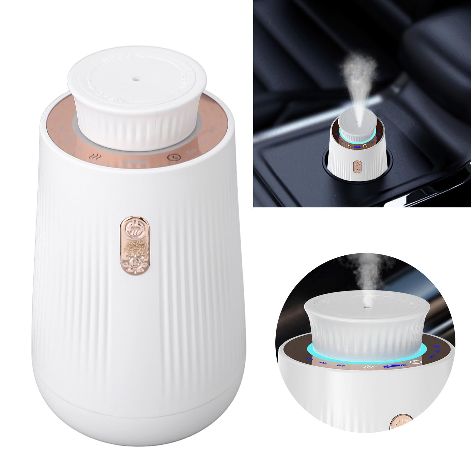 Mini Car Dyfuzor inteligentny przenośny Auto Automatyzator nawilżacz z funkcją pomiaru czasu do samochodu Dyfuzor terapy Car Dyfuzer