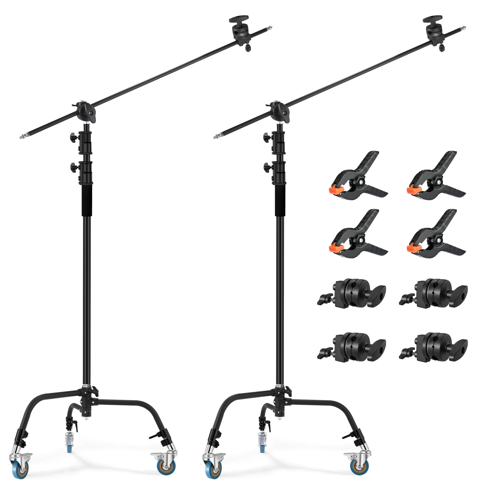 Amazon | SOONPHO 2個センチュリースタンド Cスタンド 積載能力44lbs 
