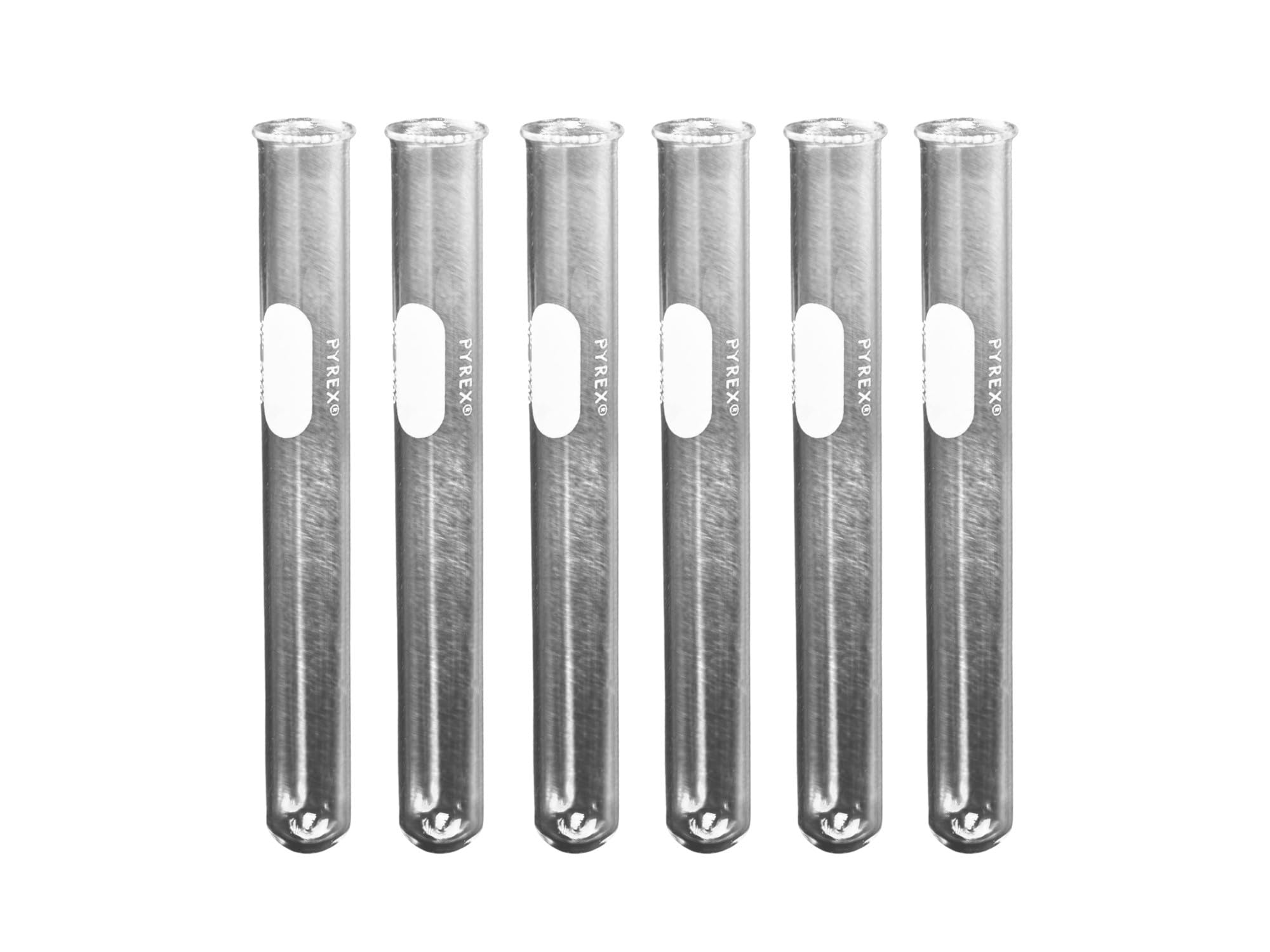 9800-13 13 X 100 mm Glass Test Tube with Rim (Pack of 6)