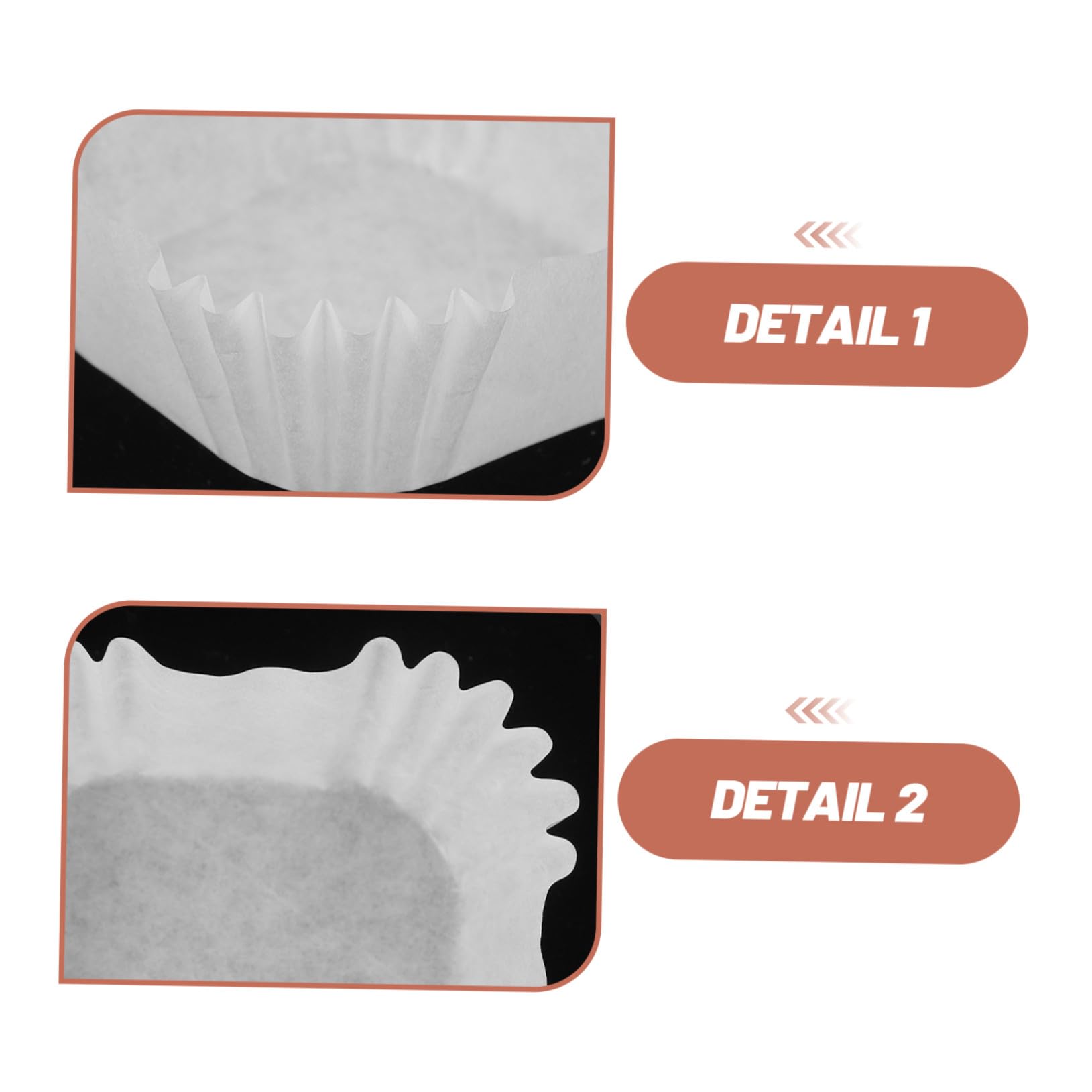 BESTYASH 3000 Moldes Cuadrados para Cupcakes de Papel de Fibra Virgen, Antiadherentes y Resistentes al Calor, Ideales para Hornear Pasteles de Luna y Magdalenas en Usos Cotidianos
