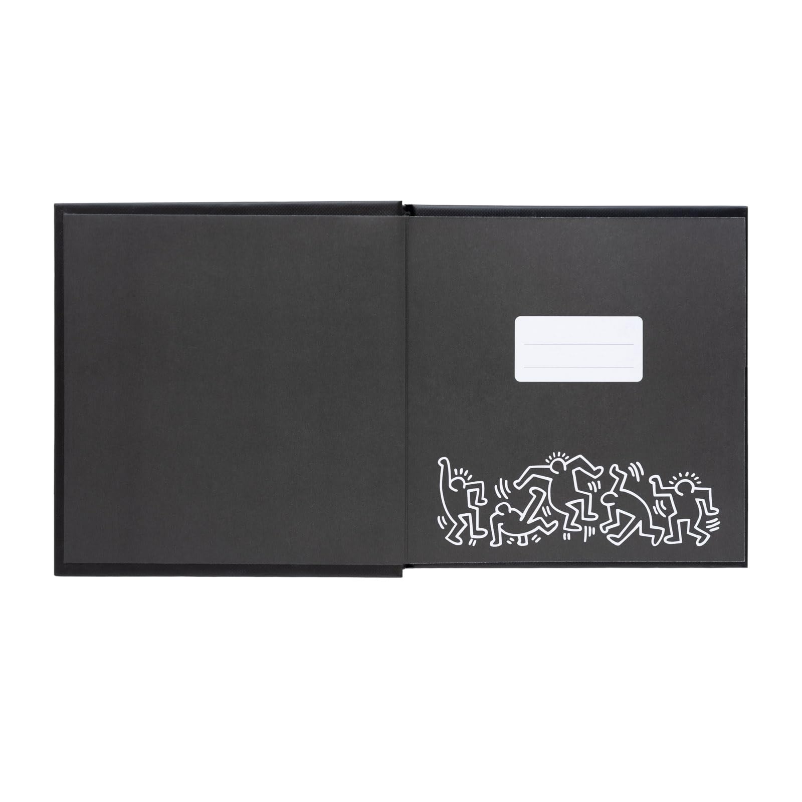 Grupo Erik Photo Album Self Adhesive - Keith Haring | Polaroid Photo Album 6.3 x 6.3 inches - 16 x 16 cm, 11 Double Sided Pages, Hardcover Instax Photo Album | Graffiti Art Gifts Under 15 Pounds
