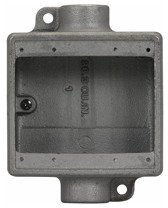 1 Pc of FDC32, Cast Device Box, 2-Gang, 1, C Configuration