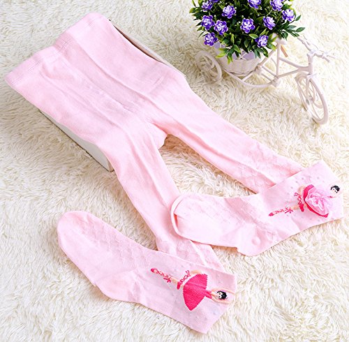 X&F Little Girls' Cute Dancing Girl Footed Leggings Kids Dance Tights Stockings4