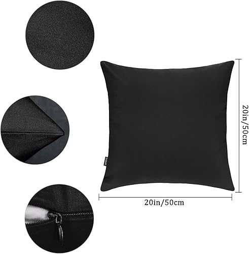 Miniatura 9 de Coddsmz Paquete de 10 fundas de almohada decorativas 100% algodón, fundas de cojín cuadradas, fundas de almohada sólidas para el hogar, cama, sofá,