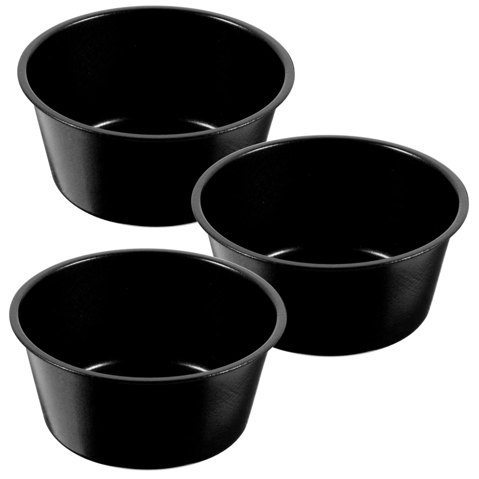 MAGICLULU 12stücke Teiliges Wiederverwendbare Puddingbecher Kohlenstoffstahl Antihaftbeschichtete Muffinformen Für Kuchen Und Desserts Für Backen Und Pudding Zubereiten
