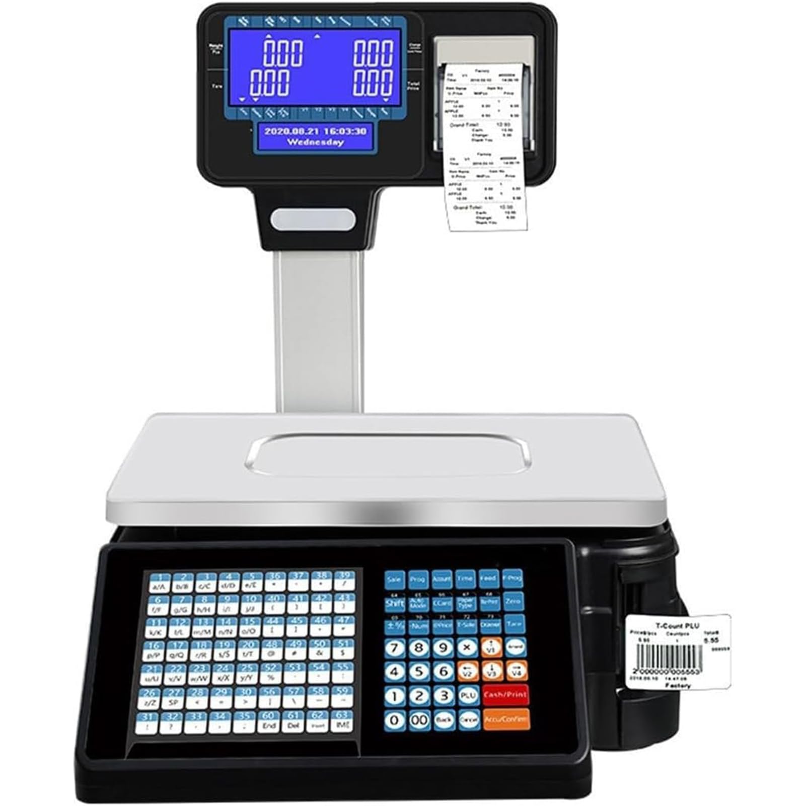 Sldage Weigh Digital Computing Scalefor Retail Stores And Supermarkets, Lcd Display For Accurate Product Pricing And Packaging,