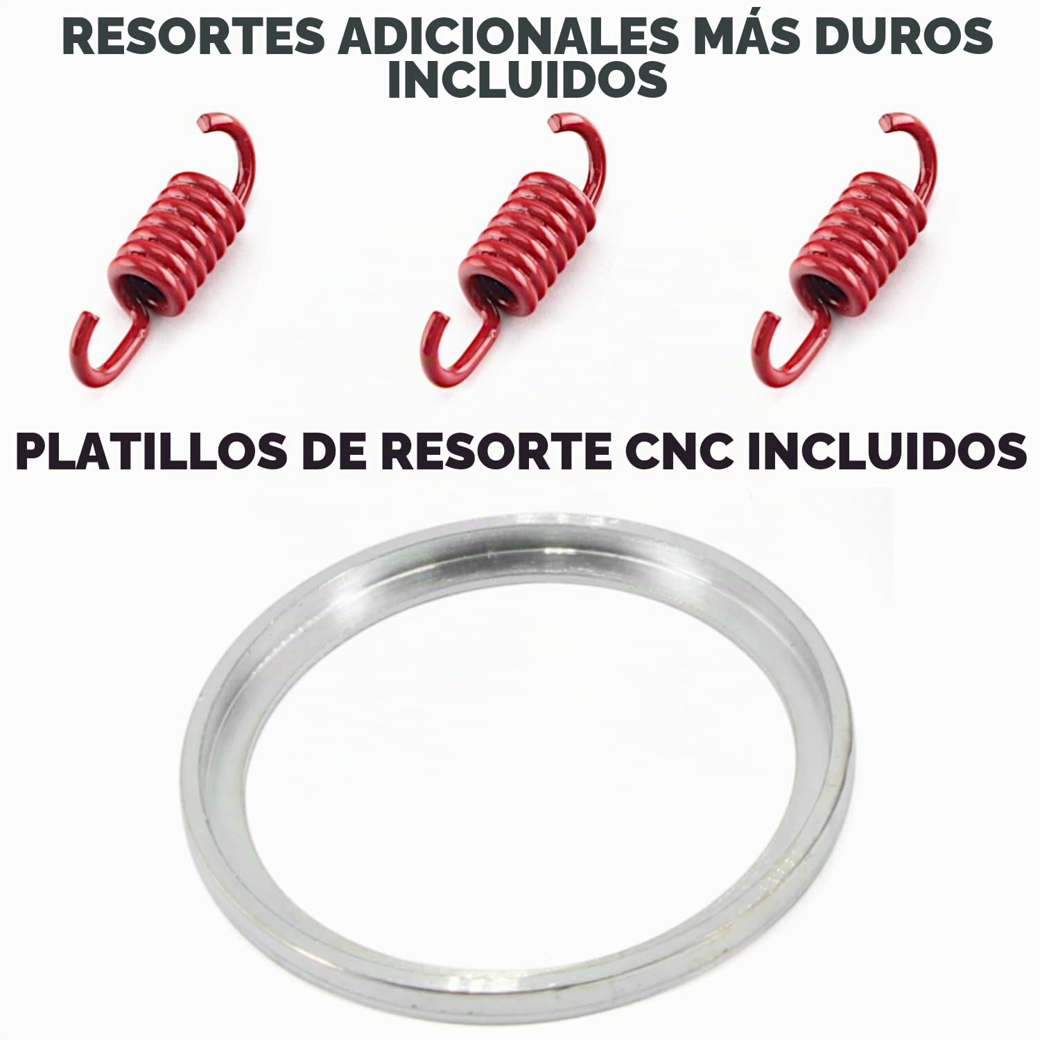 Area1 Juego de variador de tuning con embrague tuning para scooter con motor de 50 cc 2T compatible con Aerox Neos Jog Nitro Ovetto Mach G Booster Italjet