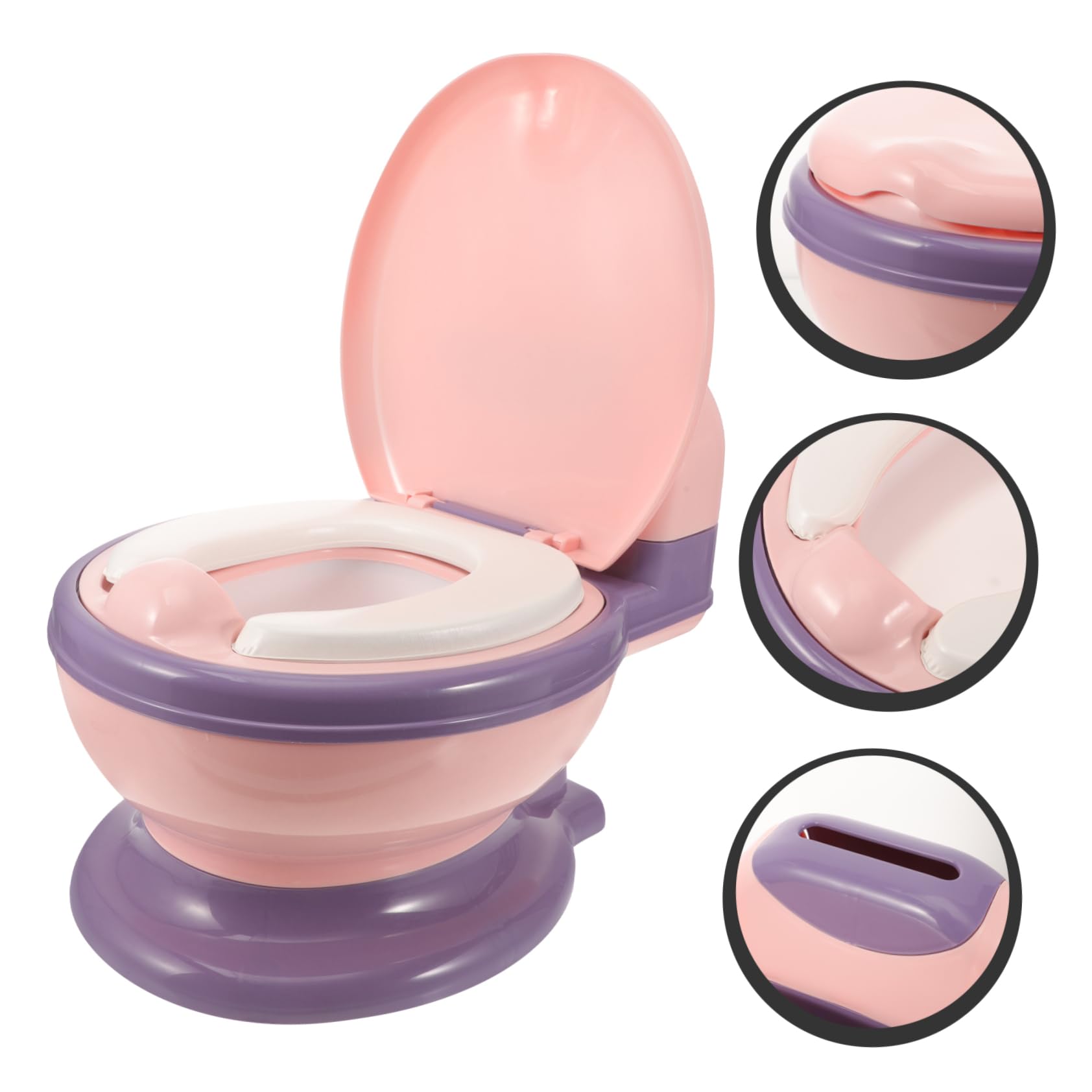 Toilettensitz Für Kleinkinder Töpfchentrainingstoilette Tragbares Töpfchen Für Jungen Und Mädchen Geeignet Für Heimgebrauch Mit Weichem Sitz Und Abnehmbarem Töpfchen Sicher