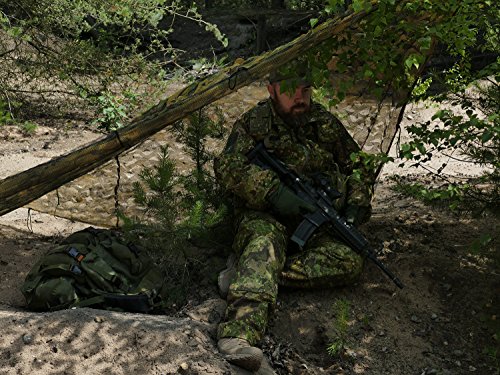 BE-X Stealth Tarnnetz, 200cm x 300cm, 640g leicht, mit Basisnetz für Stabilität & Tarnhilfe - braun – Bild 6