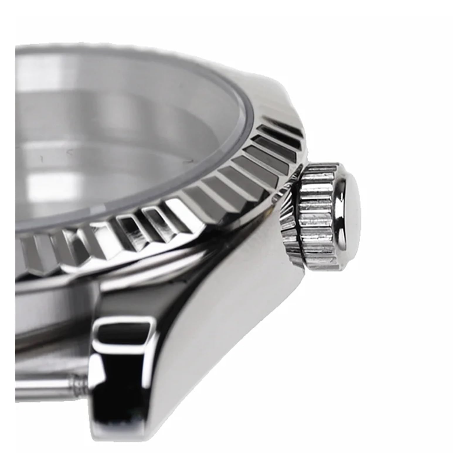Boîtier de Style Datejust avec Montre résistante à l'eau en Cristal Saphir, 1 pièce, for Nh35 Nh36, Mouvement mécanique Automatique Skxmod(2,39mm)